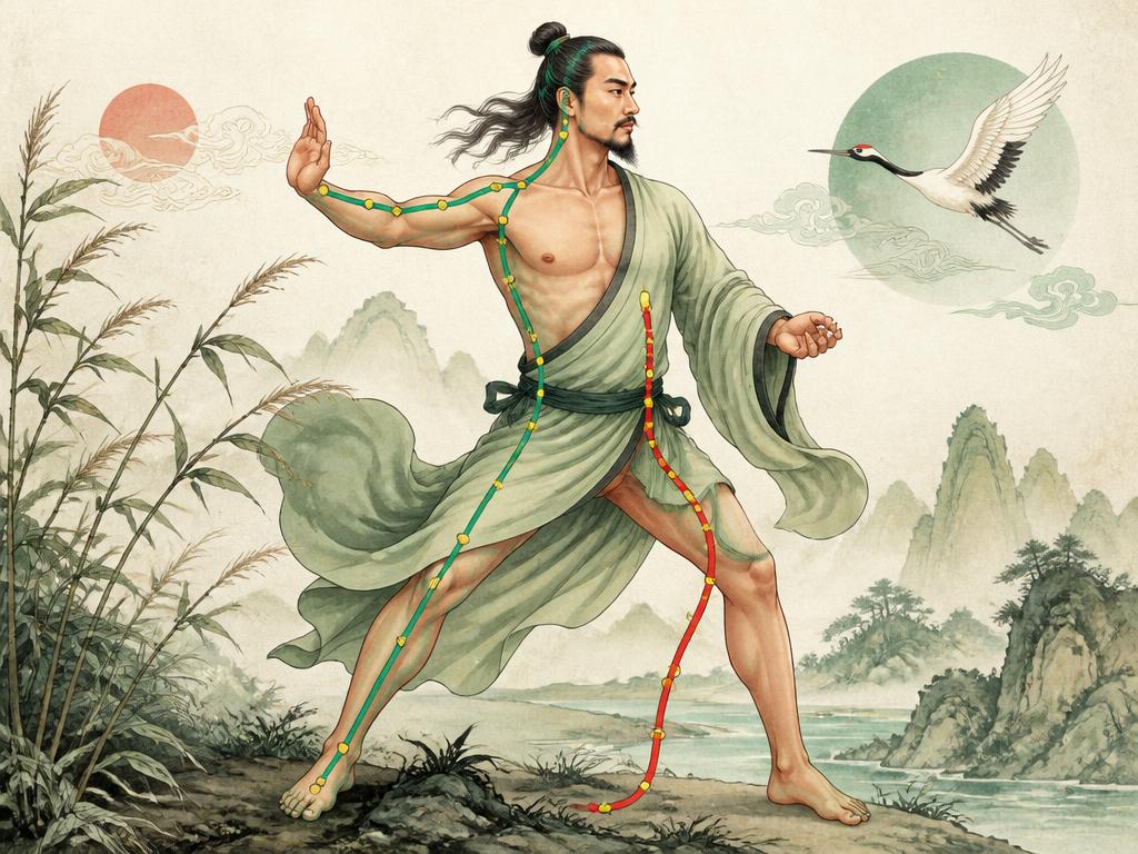 Ilustração do meridiano Vesícula Biliar